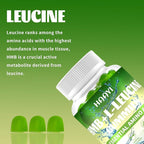 HMB and L-Leucine Gummies, 3000mg,Sugar Free,HMB Supplements for Men&Women with Trehalose, for Muscle Growth, Muscle Relief and Workout Recovery, Apple Flavor, 90 Gummies