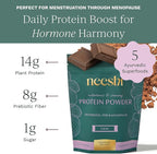 Hormone Balance Protein Powder – PMS & Perimenopause Relief for Cramps, Bloating & Mood Swings – Vegan Plant Based Superfood – 7 Servings
