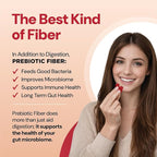 YUM-V'S - Prebiotic Fiber Gummies for Adults & Kids - 5g Digestive Aid Gummy Fiber Supplement - Keto Friendly Prebiotic Daily Fiber Supplement for Women & Men