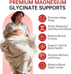 Magnesium Glycinate Gummies 500mg – Sugar Free Magnesium Gummies for Sleep, Stress, Muscle & Nerve Support – for Adults & Kids 4+, Vegan, No Melatonin (Raspberry Flavor, 60 Count)