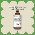 Complete Natural Products Joint Support Complete – 16 Fl Oz Organic Liquid Joint Supplement with Glucosamine Chondroitin MSM – Natural Uric Acid Cleanse & Herbal Joint Health Support for Mobility