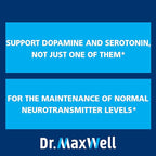 Serotonin and Dopamine Supplements, Better Than Dopamine or Serotonin Support Only. Helps Maintain Normal Neurotransmitter Levels. Mucuna Pruriens, 5-HTP, 60 Capsules Women Men