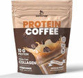 Protein Coffee, with 10g of Protein with Collagen, Promotes Muscle Growth, Supports Energy, Hot or Cold, Keto Friendly, 100% Robusta Coffee, 15 Servings, Hazelnut Flavor, Medium Roast