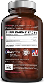 OmniBiotics Myo-Inositol & D-Chiro Inositol Supplement with 40:1 Ratio for Hormone Balance for Women - Women Supplement to Support Reproductive Health & Ovarian Function. Non-GMO - 120 Vegan Capsules