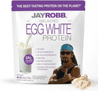 JAYROBB Unflavored Egg White Protein 80 oz, 5 Pound Bag