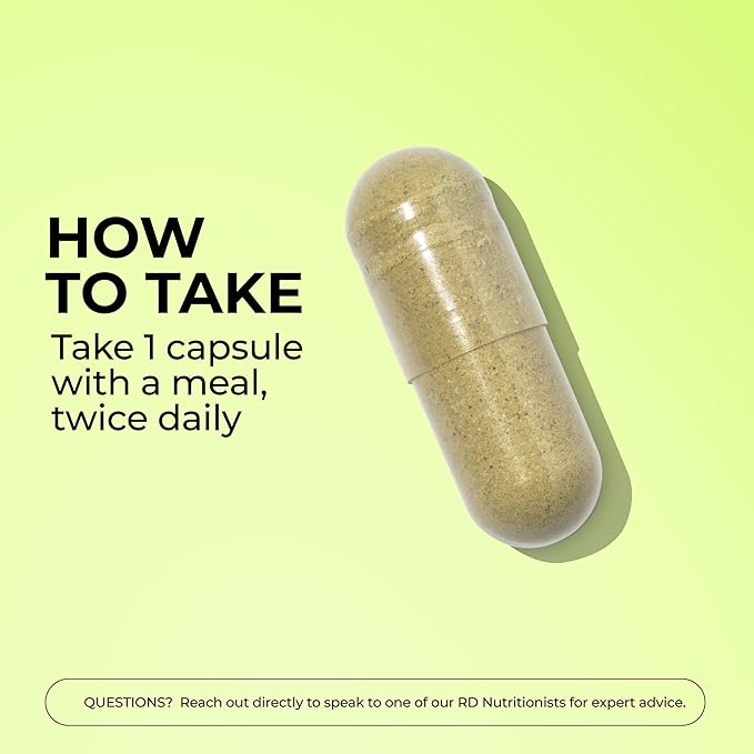 HUM Flatter Me Digestive Enzymes Plus Prebiotics & Probiotics, Digestive Health Bloating Supplement for Women & Men, Fast Acting Anti Bloat Pills Multi Enzyme for Debloating, Vegan, 60 Capsules