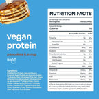 BE AMAZING Vegan Protein Powder, IHOP Cinn-A-Stack Pancakes, 20g Plant Based Protein with Prebiotic Fiber, Low Carb, Dairy and Gluten Free Shake Mix, No Added Sugar, 29.3 oz, 25 Servings