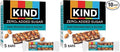 KIND ZERO Added Sugar Bars,Dark Chocolate Nuts and Sea Salt,Keto Friendly Snacks,Gluten Free,5g Protein,5 Count (Pack of 2)