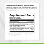 DAVINCI Labs Iron Bis-Glycinate - Gentle Iron Supplement for Women & Men - Help Support Hemoglobin Production & Normal Energy Levels with Vitamin C & More - Vegan - 60 Vegetarian Capsules