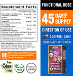AFC Japan Ultimate Vision 4X - Improved, Up-Sized Eye Formula with Lutein, Zeaxanthin, Bilberry Extract and Vitamins for Age-Related Eye Problem, Blurry & Poor Vision, Dry Eye, Macular Health 45s