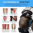 Comfyorthopedic OA Unloader Knee Brace Support for Osteoarthritis, Bone on Bone Arthritis Knee Joint Pain Cartilage Relief, Medial /Inside Plus Size Offloader L1851/L1843 Fits Up to 32in Thigh Circumference