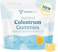 WONDERCOW Colostrum Gummies for Gut Health, Immune Support & Wellness | Natural IgG Whole Bovine Colostrum Supplement, 1,000mg per Serving (15 Gummies (5 Servings), Vanilla Cream)