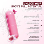 PCOS Multivitamin for Women – Happy Hormones Formula – Myo & D-Chiro Inositol 40:1, Omega-3, Vitamin D3, Zinc & Magnesium – 120 Vegan Capsules