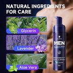 Men's Intimate Care Wash - pH-Friendly Cleanser with Lavender & Aloe Vera, Gentle Daily Cleansing for Men, Soothing Feel, Lasting Freshness - 190ml