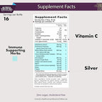 Buried Treasure ACF Immune Support - 16 oz, 16 Servings, Vitamin C, Elderberry, Zinc, Liquid Immune Booster with Vitamins and Minerals w/ Dose Cup