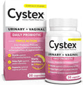 Cystex 3-in-1 Urinary Tract Probiotic for Women - Fast-Acting UTI & Yeast Infection Support with Prebiotics, Probiotics, & Cranberry - Supports Vaginal pH & Flora Balance - 30 Capsules