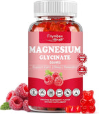 Magnesium Glycinate Gummies 500mg | Relaxation Calm Magnesium Gummies | Sugar-Free | Non-GMO | Gluten-Free | Vegan-Friendly for Adults & Kids (60 Raspberry Gummies)