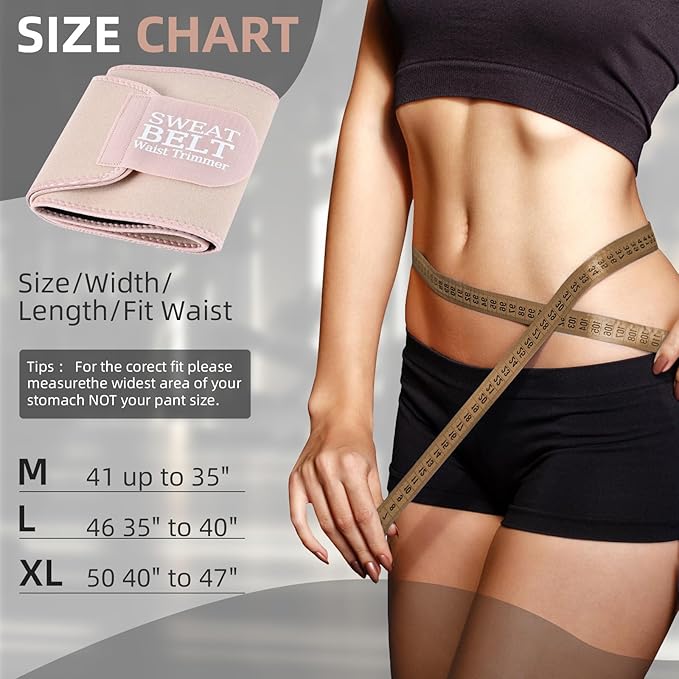 Lisacool Waist Trainer for Women,Waist Sweat Band for Women,Belt for Weight Loss, Belly Band,Stomach Wrap Lumbar Support