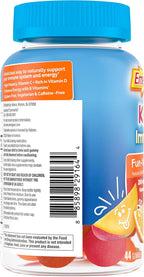 Emergen-C Kidz Vitamin C Immune Support Gummies Fun-Tastic Fruit 44CT includes Zinc, Manganese, B Vitamins and Vitamin D for Back to School Essentials