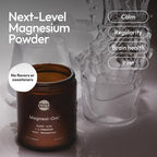 Moon Juice Magnesi-Om Magnesium Powder Supplement - Chelated Magnesium Complex + L-Theanine Blend for Rest, Relaxation & Regularity - Vegan, Non-GMO & No Sugar, Unflavored, 3.9 oz, 30 Sevings