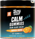 TASTY GAINS Magnesium Gummies – Sugar-Free Calm Gummies for Adults & Kids – Stress Relief, Sleep Support & Mood Booster – with L-Theanine, Magnesium Citrate & Lemon Balm – 60 Chews