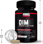 Force Factor DIM, 3-Pack, Pills to Decrease Estrogen in Men, Diindolylmethane Supplement with Key Natural Ingredients and Superior Absorption, Diindolylmethane 300mg, Works Fast, 90 Capsules
