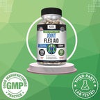 Kaya Naturals Flex Aid - Mobility Support Supplement for Men and Women - Turmeric Capsules with Glucosamine Sulfate, Boswellia Serrata and MSM - for Knee Support and Mobility Health - 180 Count