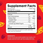 Bellway Super Fiber Packets + Fruit, Sugar Free Organic Psyllium Husk Powder Fiber Supplement to Go for Regularity, Bloating Relief & Digestive Health, Plant-Based, Raspberry Lemon (20 Packets)