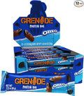 Grenade OREO Milk Chocolate High Protein Bar, 20g Protein and 1 g Sugar per Snack Bar, 12 Count, 2.1 oz Bars
