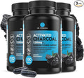Dr. Robaina Activated Charcoal Capsules 1200 mg – Coconut-Shell Carbon for Gas & Bloating Relief, Digestive Comfort & Next-Morning Support – Vegan • Non-GMO – 100 Count, USA Made