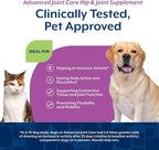 NaturVet ArthriSoothe-Gold Level 3 Advanced Joint Care for Dogs – Soft Chew Dog Supplement with Glucosamine, MSM, Chondroitin & Hyaluronic Acid – Wheat-Free Pet Supplements – 180 Ct.