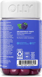 OLLY Extra Strength Sleep Gummy, Occasional Sleep Support, 5 mg Melatonin, L-Theanine, Chamomile, Lemon Balm Extracts, Sleep Aid, Blackberry Flavor - 70 Count (Packaging May Vary)