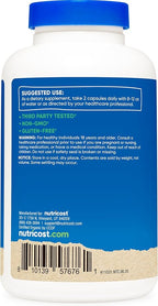 Nutricost Organic Resveratrol (600mg) 120 Capsules - USDA Organic, CCOF Certified, Vegan, GMO-Free, Gluten-Free, 60 Servings