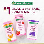 Nature's Bounty Biotin 10000mcg Supplement, Supports Healthy Hair, Skin and Nails, Optimal Solutions Hair Vitamin with Biotin, 90 Rapid Release Liquid Softgels