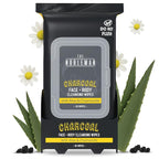 Charcoal Face + Body Cleansing Wipes