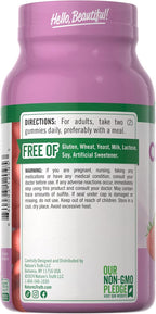 Nature's Truth Collagen Peptide Gummies for Women | 120 Count | Type 1 and 3 | Strawberry Flavor | Non-GMO & Gluten Free Supplement