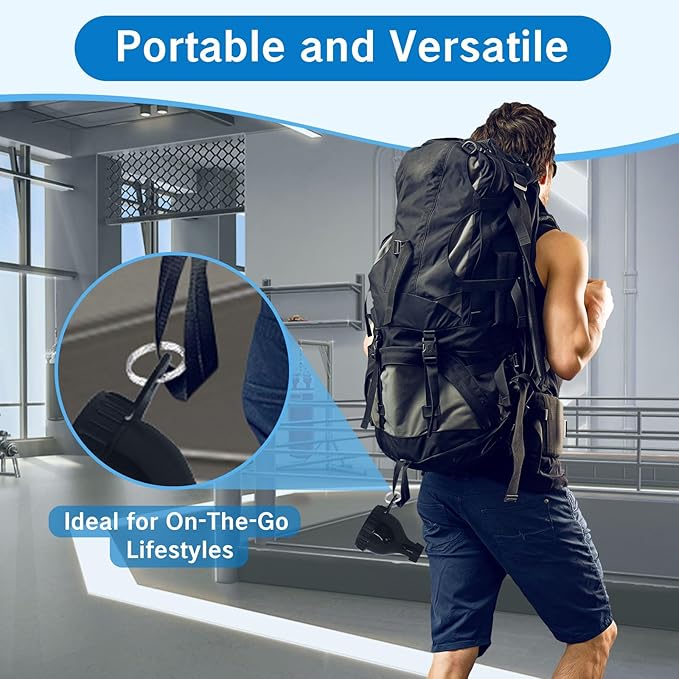2Pack Protein Powder Container to go Portable Supplement Funnels for Filling Bottles with Protein Powder Compartment Pill Storage Great for Workout Travel to-Go Fitness(Black+White)