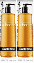 Neutrogena Rainbath Cleansing Shower Gel, Daily Moisturizing Body Wash Cleanser & Shaving Gel for Men & Women, Rinsing Creamy Lather for Softer & Smoother Skin, Original Scent, 32 fl. Oz (Pack of 2)