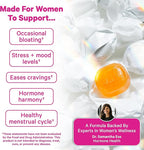 Pink Stork Organic PMS Support Sweets for Teens and Women - Simple & Natural Ingredients Vitamin B6 and Peppermint - Period, Digestion, Bloating, Mood Swings - 30 Drops