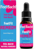 Feel Bach! FeelFit Flower Essence Drops — Natural Homeopathic Dietary Supplement with Flower Essences for Mindful Eating & Healthy Habits, Vegan, Gluten-Free, Sugar-Free, 20 mL (0.7 fl oz)