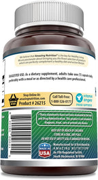 Amazing Formulas Hyaluronic Acid & MSM Supplement | 500 Mg | 120 Capsules | Non-GMO | Gluten-Free | Made in USA