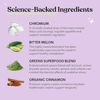 Lemme Curb Cravings, Improve Carb Metabolism, Support Weight Management w/Clinically Studied Chromium Picolinate, Bitter Melon, Ceylon Cinnamon & Greens Blend I Drug-Free (30-Day Supply)