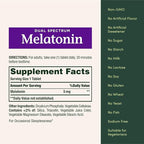 Nature’s Bounty Melatonin 5mg Dual Spectrum, 100% Drug Free Sleep Supplement, Quick Release and Extended Release, Promotes Relaxation and Sleep Health, 60 Bi-Layer Tablets