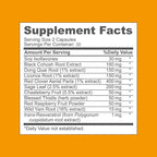 VHC Menopause Support Supplement with Soy Isoflavones & Black Cohosh Hormone Balance, Hot Flash Relief, Night Sweats Dong Quai, Red Clover, Chasteberry 30-Day Supply