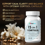 Cortisol Detox Supplement for Women Men - Control & Lowering High Cortisol Level - Balance Calm Stress Relief Cleanse Adrenal Health Support - Magnesium Ashwagandha Cortisol Blocker Reducer