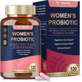 Totaria Probiotics for Women, 120 Billion Women Probiotic, with Akkermansia, Digestive Enzymes & Prebiotics, Cranberry, D-Mannose, for Gut, Vaginal, Urinary, Immune, PH Balance, 120 Vegan Capules