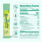 TEAZEN Green Mandarin Lime Kombucha Powder, Hydration Drink Mix, Sugar Free, Live Probiotics & Prebiotics, On-the-Go 30 Packets, 5.29oz
