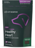 VetriScience Extra Strength Healthy Heart Chews, Vetri Cardio Supplement for Dogs, Cardio Support Supplement with Taurine, Carnitine, CoQ10, and Hawthorn, Chicken, 60 Count