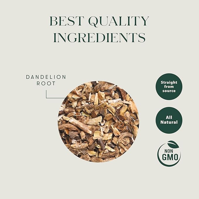 Luxmi Estates - Dandelion Root 50 Teabags, 100% Biodigradable Tea