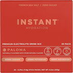 Instant Hydration Electrolytes Powder Packets - Paloma Electrolyte Drink Mix - Zero Sugar - Keto, Vegan, Gluten-Free, Non-GMO - Boost Recovery, Brain Health, Muscle & Tissue Support- 30 Sticks